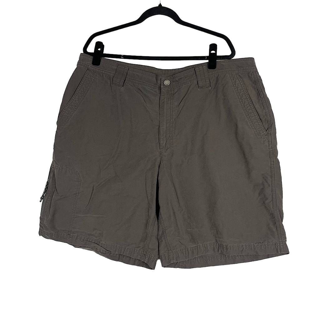 Columbia‎ Brown Cotton Flat Front Cargo Short - Men’s 42